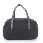 Prada Tessuto Nylon Saffiano Leather Tote Shoulder Hand Bag — view 3