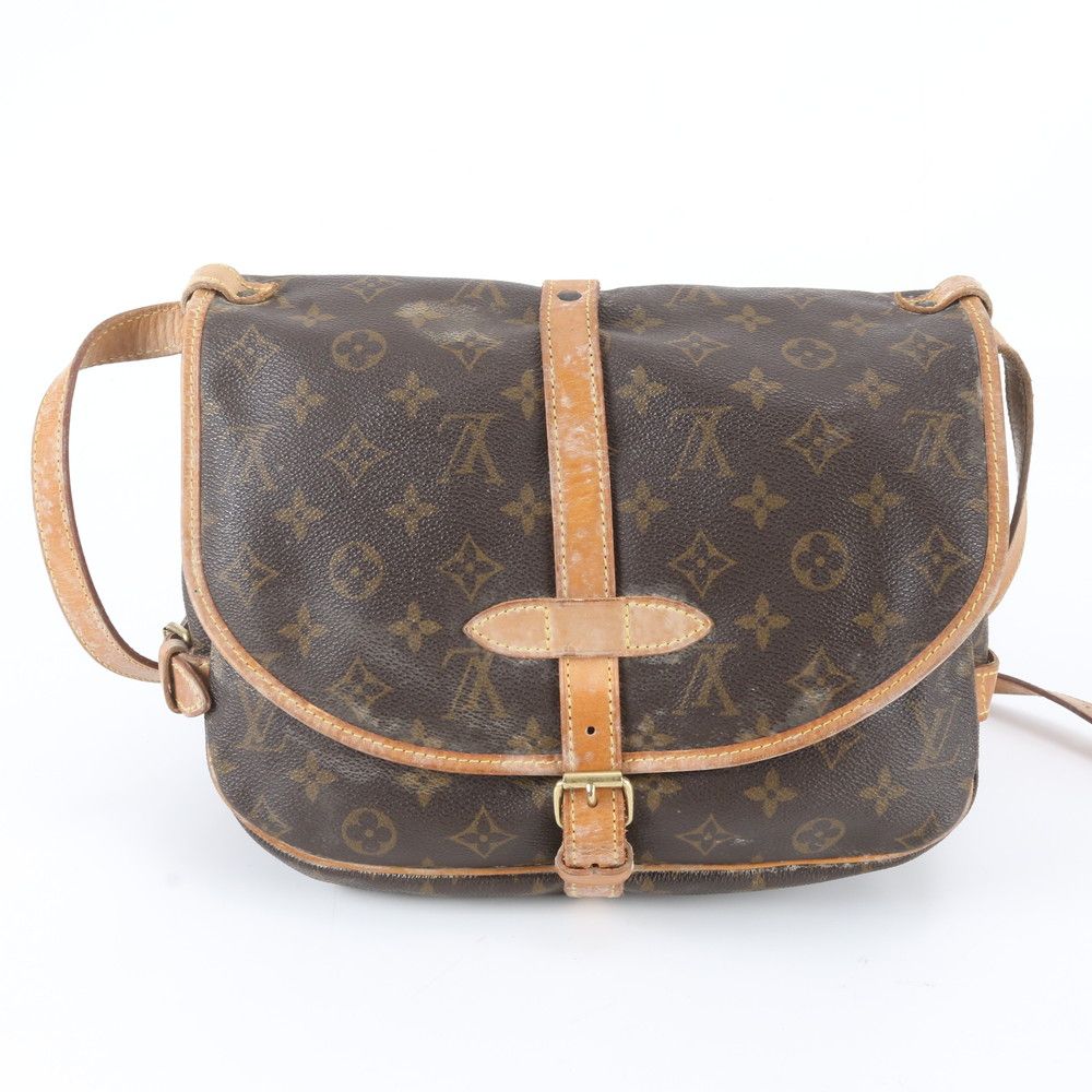 Louis Vuitton Monogram Saumur 30 Leather Shoulder Bag Crossbody — view 3
