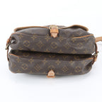 Louis Vuitton Monogram Saumur 30 Leather Shoulder Bag Crossbody — view 5
