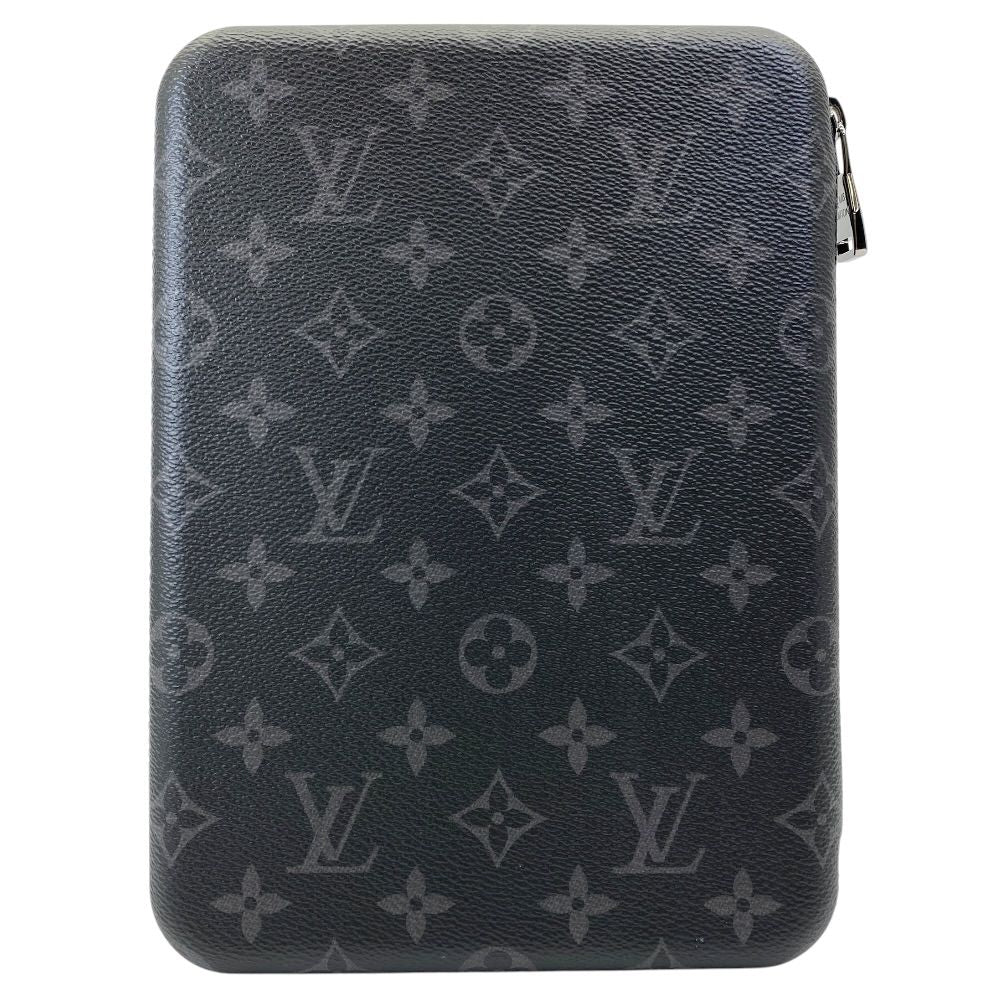 Louis Vuitton iPad Cover Box Eyepad Case Monogram Eclipsecanvas Leather Black — view 2