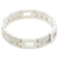 Hermes Cles Silver Bracelet
