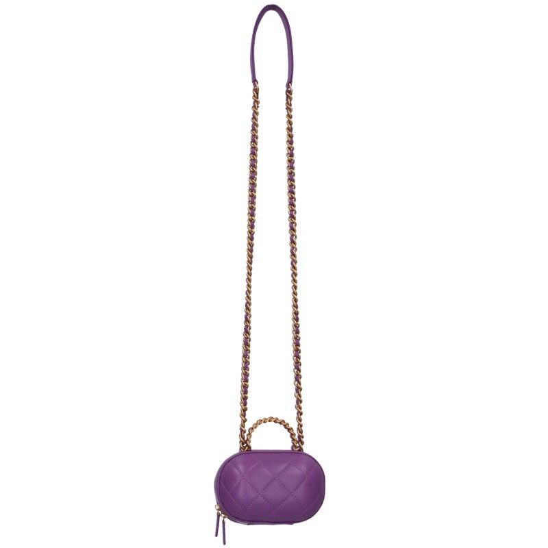 Chanel Lambskin Chain Shoulder Bag