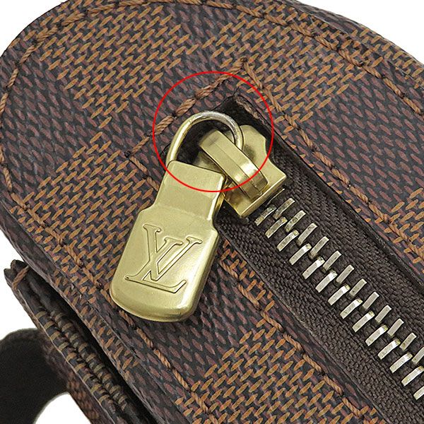 Louis Vuitton Belt Bag Damier Geronimos Canvas Ebene Gold — view 5