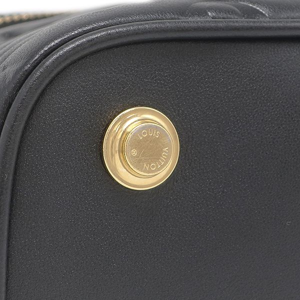 Louis Vuitton 2-Way Bag Vanity Cousin PM Leather Black Gold Pink Chain — view 5