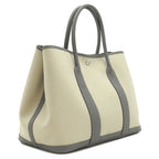 Hermes Tote Bag Garden Party PM 36 Toile Ash Negonda Ecru Grimeyer Silver — view 2