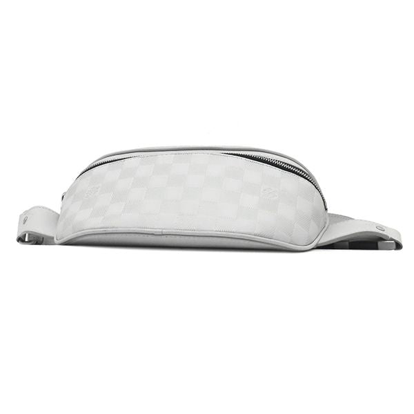 Louis Vuitton Belt Bag Canvas Damier Infini Blanc Matte Silver — view 3