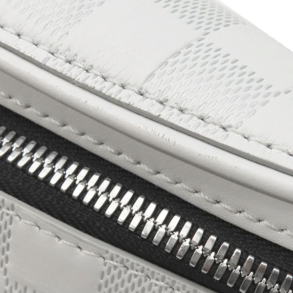 Louis Vuitton Belt Bag Canvas Damier Infini Blanc Matte Silver — view 5