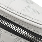 Louis Vuitton Belt Bag Canvas Damier Infini Blanc Matte Silver — view 5