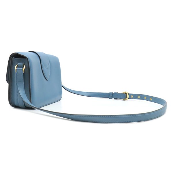 Louis Vuitton Shoulder Bag LV Pont Neuf Calfskin Blue Gold Red Bicolor LV Circle — view 2