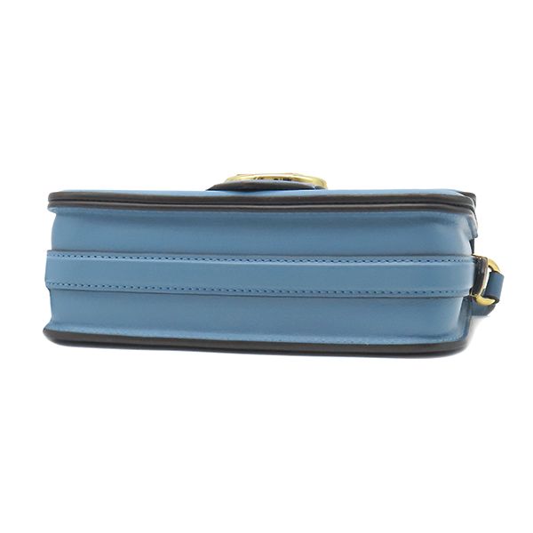 Louis Vuitton Shoulder Bag LV Pont Neuf Calfskin Blue Gold Red Bicolor LV Circle — view 3