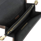 Louis Vuitton Shoulder Bag Dauphine MM Monogram Canvas Reverse Brown Gold Chain — view 8