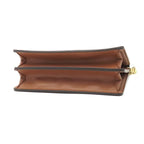 Louis Vuitton Shoulder Bag Dauphine MM Monogram Canvas Reverse Brown Gold Chain — view 3