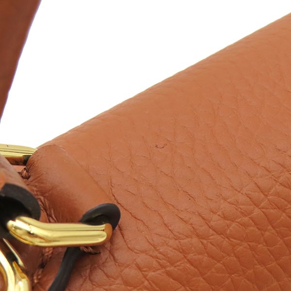Louis Vuitton 2-Way Bag Twist One Handle PM Leather Taurillon Caramel Blue — view 5