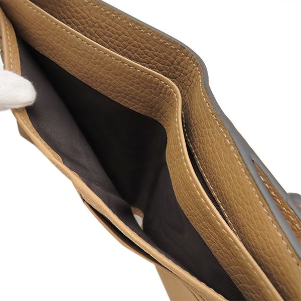 Gucci Bifold Wallet GG Marmont Calfskin Beige Vintage Compact — view 7