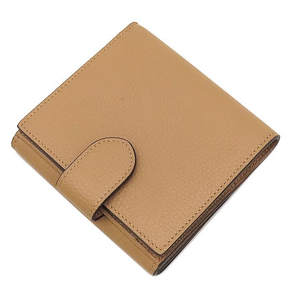 Gucci Bifold Wallet GG Marmont Calfskin Beige Vintage Compact — view 2