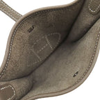 Hermes Shoulder Bag Evelyne TPM 16 Long Amazon Taurillon Clemence Etoupe Indigo — view 5