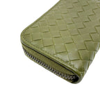 Bottega Veneta Coin Purse Olive Green Items Zip Around — view 6