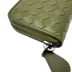 Bottega Veneta Coin Purse Olive Green Items Zip Around — view 2