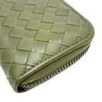 Bottega Veneta Coin Purse Olive Green Items Zip Around — view 3