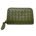 Bottega Veneta Coin Purse Olive Green Items Zip Around