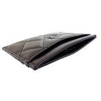 Chanel Classic Card Case Includes Lambskin Black — view 4