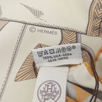 Hermes Carre Wash Zouave Et Dragons Scarf Silk — view 8