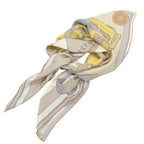 Hermes Carre Wash Zouave Et Dragons Scarf Silk — view 3