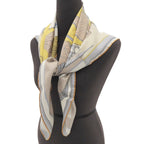 Hermes Carre Wash Zouave Et Dragons Scarf Silk — view 2