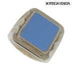 Bottega Veneta Essentials Ring Silver Signet Light Blue