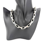 Louis Vuitton Big Necklace Chain Monogram Silver — view 2