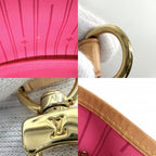 Louis Vuitton Big Tote Monogram Rose Neverfull MM Handbag Shoulder Brown Pink — view 6