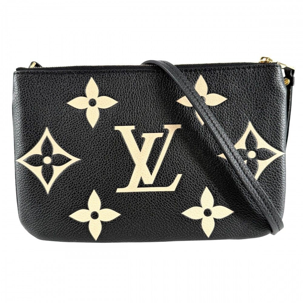 Louis Vuitton © Crossbody Black Beige Gold