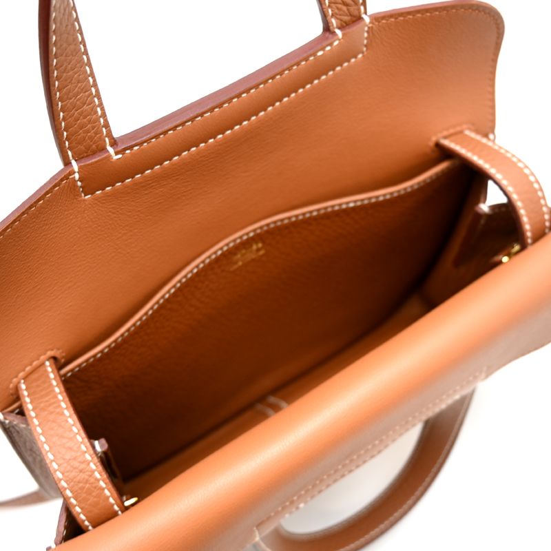 Hermes Shoulder Bag Gold — view 6