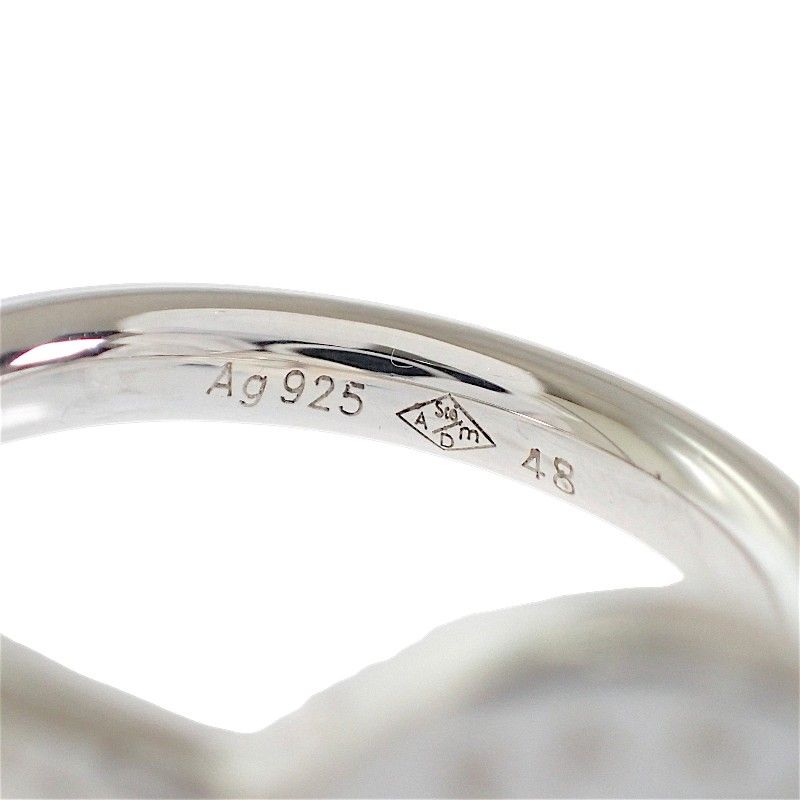Hermes Voltige Ring 48 Vintage 925 Sterling Silver — view 7
