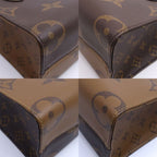 Louis Vuitton On The Go PM Handbag 2-Way Monogram Giant Reverse Gold — view 5