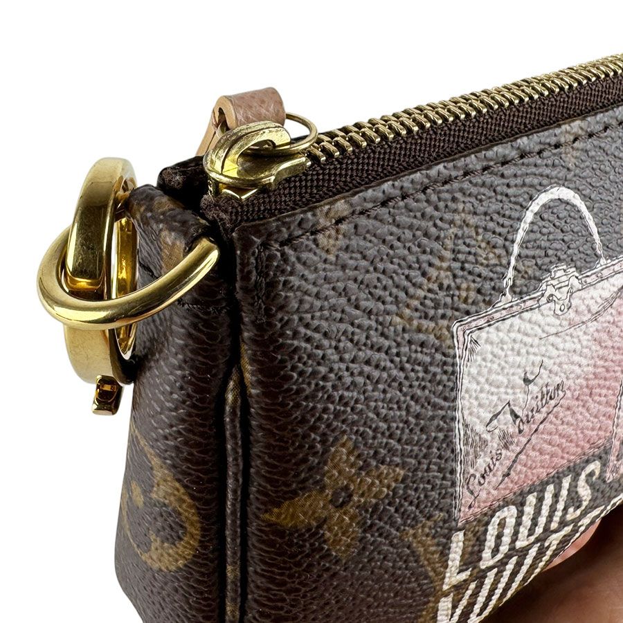 Louis Vuitton Pouch Handbag Monogram Mini Pochette Soir — view 7