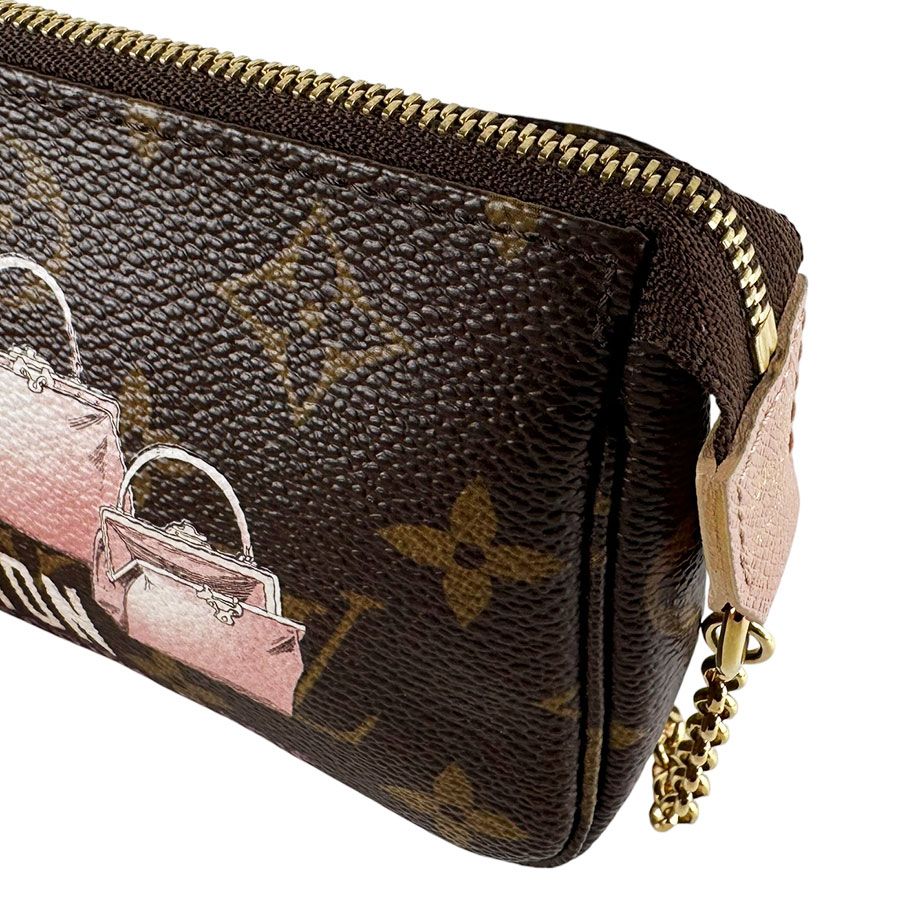 Louis Vuitton Pouch Handbag Monogram Mini Pochette Soir — view 6