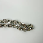 Celine Vintage Triomphe Chain Belt Plated Silver — view 7