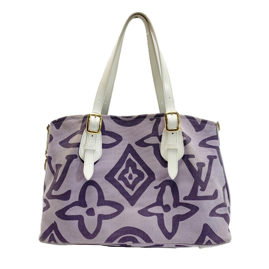 Louis Vuitton Cruise Line Taisienne PM Tote Canvas Lila Shoulder Bag — view 2