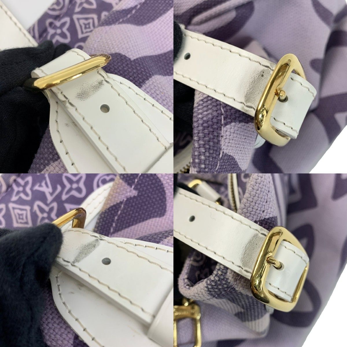 Louis Vuitton Cruise Line Taisienne PM Tote Canvas Lila Shoulder Bag — view 8
