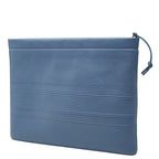 Dior Clutch Blue Gold Leather — view 2