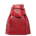 Louis Vuitton Epi Sac Depaul GM Shoulder Bag Castilian Red Leather