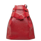 Louis Vuitton Epi Sac Depaul GM Shoulder Bag Castilian Red Leather