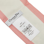 Dior Mitzah Flower Print Scarf Pink Multicolor Silk — view 3