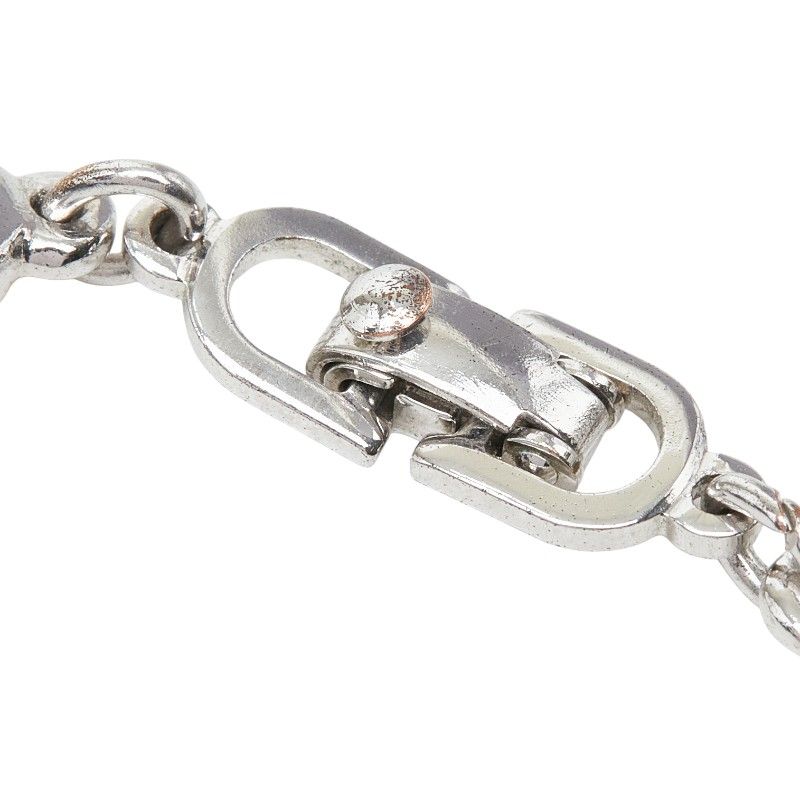 Dior CD Logo Bracelet Silver Metal — view 4