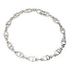 Dior CD Logo Bracelet Silver Metal
