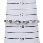 Dior CD Logo Bracelet Silver Metal — view 7