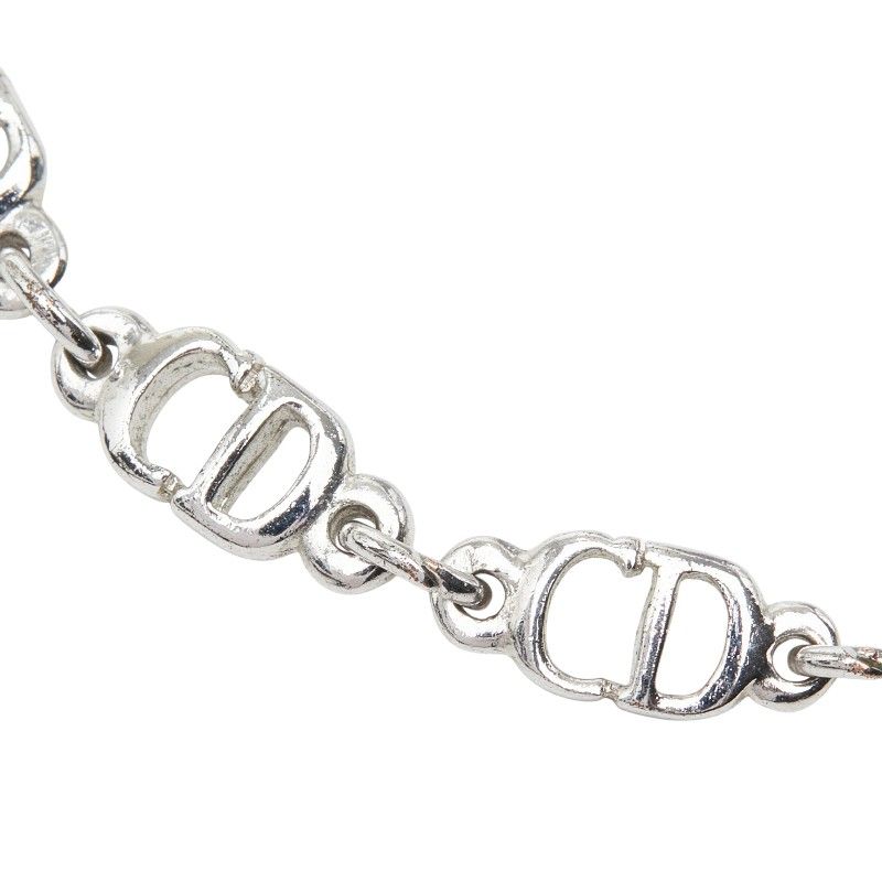 Dior CD Logo Bracelet Silver Metal — view 3