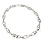 Dior CD Logo Bracelet Silver Metal — view 2