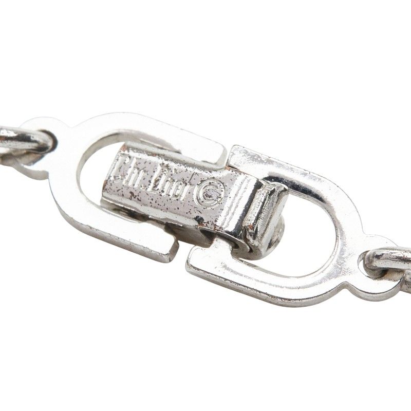 Dior CD Logo Bracelet Silver Metal — view 6